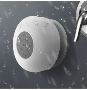 Avizar Enceinte Bluetooth Sans fil Portable Waterproof - Blanc