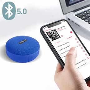 Avizar Enceinte Bluetooth Vélo Haut-parleur Sport 5W Sans-fil Étanche IPX7 bleu — image 3