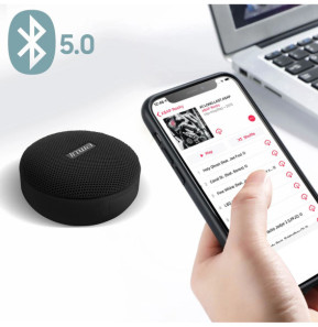 Avizar Enceinte Bluetooth Vélo Haut-parleur Sport 5W Sans-fil Étanche IPX7 noir