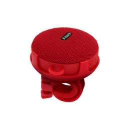 Avizar Enceinte Bluetooth Vélo Haut-parleur Sport 5W Sans-fil Étanche IPX7 Rouge