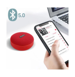 Avizar Enceinte Bluetooth Vélo Haut-parleur Sport 5W Sans-fil Étanche IPX7 Rouge