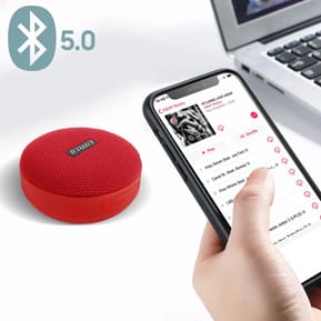 Avizar Enceinte Bluetooth Vélo Haut-parleur Sport 5W Sans-fil Étanche IPX7 Rouge — image 3