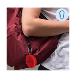 Avizar Enceinte Bluetooth Vélo Haut-parleur Sport 5W Sans-fil Étanche IPX7 Rouge