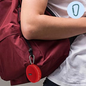 Avizar Enceinte Bluetooth Vélo Haut-parleur Sport 5W Sans-fil Étanche IPX7 Rouge — image 4