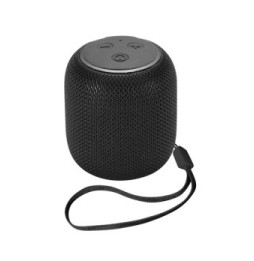 Avizar Mini Enceinte Bluetooth Radio FM et Slot Micro-SD Portable avec Dragonne noir