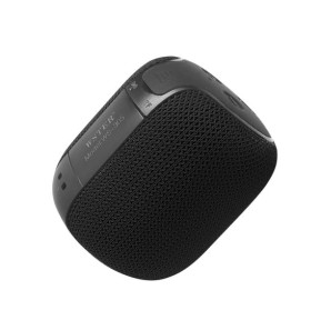Avizar Mini Enceinte Bluetooth Radio FM et Slot Micro-SD Portable avec Dragonne noir