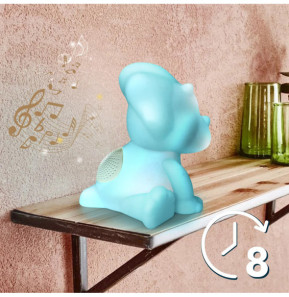 BIGBEN BTLSDINO - Enceinte portable sans fil lumineuse et veilleuse Dino