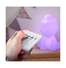 BIGBEN BTLSDINO - Enceinte portable sans fil lumineuse et veilleuse Dino