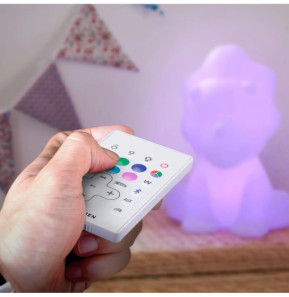 BIGBEN BTLSDINO - Enceinte portable sans fil lumineuse et veilleuse Dino