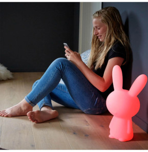 BIGBEN BTLSRABBIT - Enceinte portable sans fil lumineuse et veilleuse Lapin