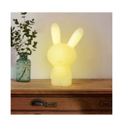 BIGBEN BTLSRABBIT - Enceinte portable sans fil lumineuse et veilleuse Lapin