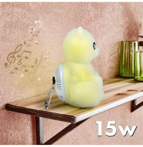 BIGBEN BTLSWBEAR - Enceinte sans fil lumineuse murale et veilleuse Ourson sur son nuage