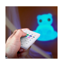 BIGBEN BTLSWBEAR - Enceinte sans fil lumineuse murale et veilleuse Ourson sur son nuage