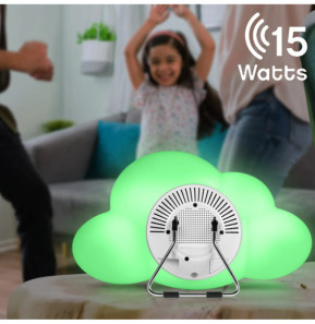 BIGBEN BTLSWCLOUD - Enceinte sans fil lumineuse murale et veilleuse Nuage