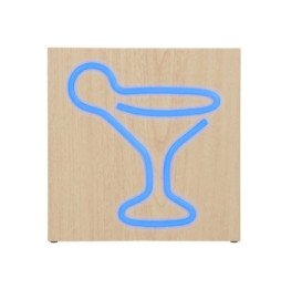 BIGBEN CBLNEONINDUCKTL - Enceinte Bluetooth® Neon avec chargeur à induction ? Cocktail