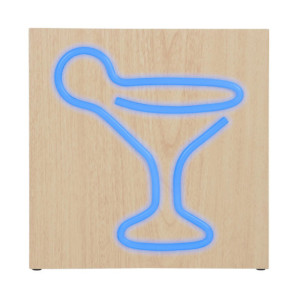 BIGBEN CBLNEONINDUCKTL - Enceinte Bluetooth® Neon avec chargeur à induction ? Cocktail