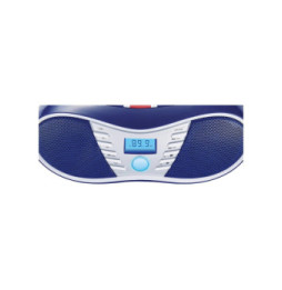BigBen Connected Lecteur CD/Radio FM et MP3 CD58 à Motif Drapeau Anglais Bleu / Rouge