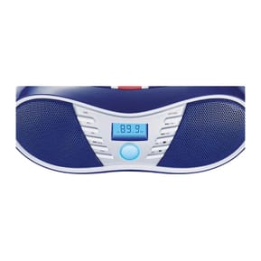 BigBen Connected Lecteur CD/Radio FM et MP3 CD58 à Motif Drapeau Anglais Bleu / Rouge — image 2
