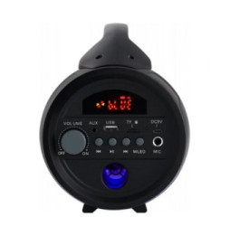 BigBen Enceinte Bluetooth 50W avec Effets Lumineux et Micro Filaire Noir