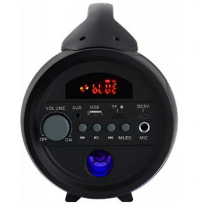 BigBen Enceinte Bluetooth 50W avec Effets Lumineux et Micro Filaire Noir