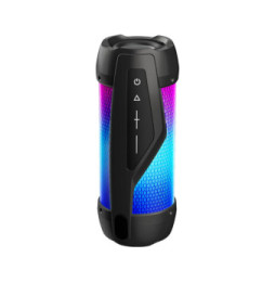 BigBen Enceinte Bluetooth Lumineuse 20W IPX54 Party Mini avec Sangle Noir