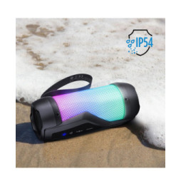 BigBen Enceinte Bluetooth Lumineuse 20W IPX54 Party Mini avec Sangle Noir