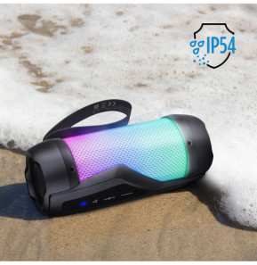 BigBen Enceinte Bluetooth Lumineuse 20W IPX54 Party Mini avec Sangle Noir