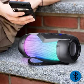 BigBen Enceinte Bluetooth Lumineuse 20W IPX54 Party Mini avec Sangle Noir — image 5
