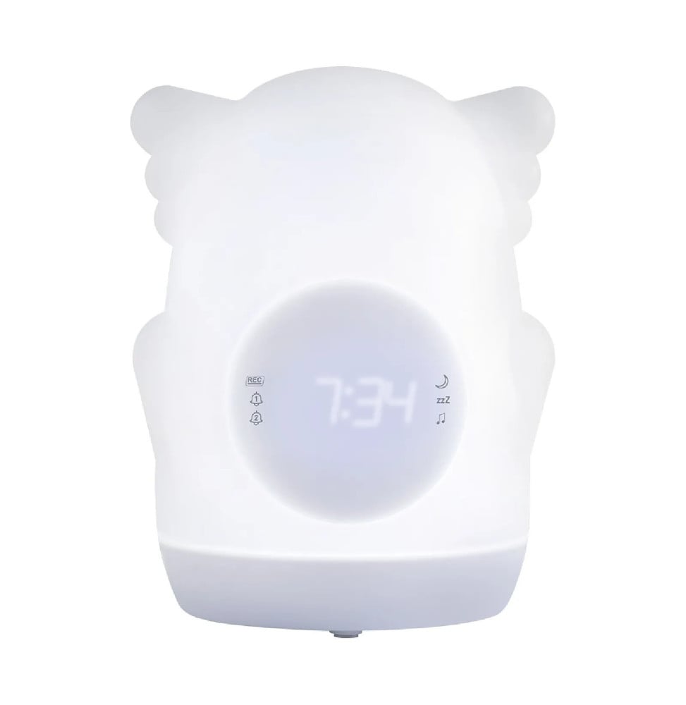 BigBen Enceinte Lumineuse Modèle Akso Fonction Double Alarme Programmable Gris