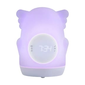 BigBen Enceinte Lumineuse Modèle Akso Fonction Double Alarme Programmable Gris — image 2