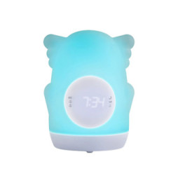 BigBen Enceinte Lumineuse Modèle Akso Fonction Double Alarme Programmable Gris