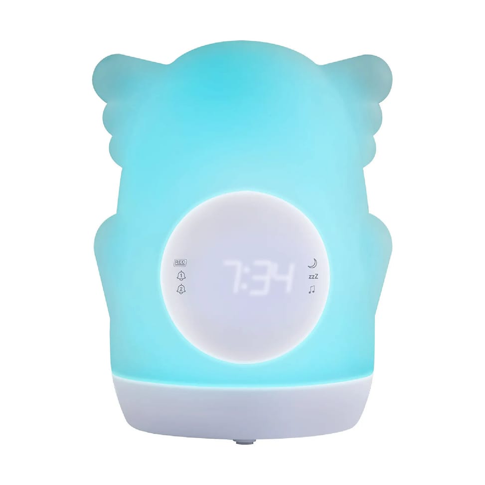BigBen Enceinte Lumineuse Modèle Akso Fonction Double Alarme Programmable Gris — image 3