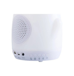 BigBen Enceinte Lumineuse Modèle Akso Fonction Double Alarme Programmable Gris