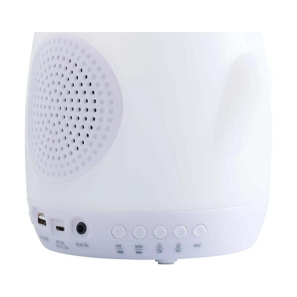 BigBen Enceinte Lumineuse Modèle Akso Fonction Double Alarme Programmable Gris — image 4