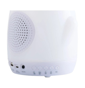 BigBen Enceinte Lumineuse Modèle Akso Fonction Double Alarme Programmable Gris