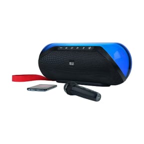 BigBen Enceinte Sans Fil Lumineuse Modèle Party Lite Bluetooth 5.0 50W avec Sangle Noir