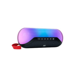 BigBen Enceinte Sans Fil Lumineuse Modèle Party Lite Bluetooth 5.0 50W avec Sangle Noir