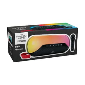 BigBen Enceinte Sans Fil Lumineuse Modèle Party Lite Bluetooth 5.0 50W avec Sangle Noir — image 4