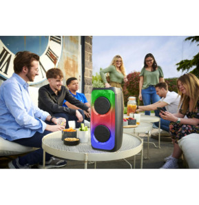 Bigben Interactive PARTYBTHPM - Enceinte sans fil Lumineuse Portable - Noir