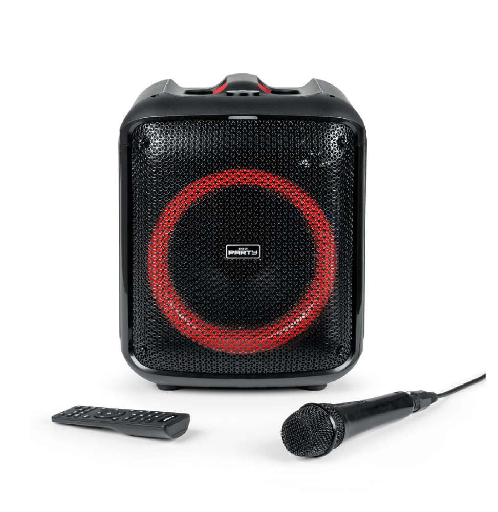 Bigben Interactive PARTYBTHPMAX - Enceinte sans fil avec Micro Puissante - Noir
