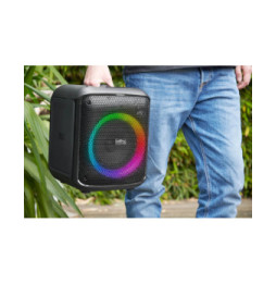 Bigben Interactive PARTYBTHPMAX - Enceinte sans fil avec Micro Puissante - Noir