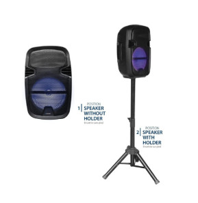 Blaupunkt - Enceinte 15W LED avec trépied - BLP3975-133 - Noir