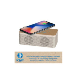 Blaupunkt - Enceinte bluetooth 5W en matière recyclée - BLP3260-112 - Beige