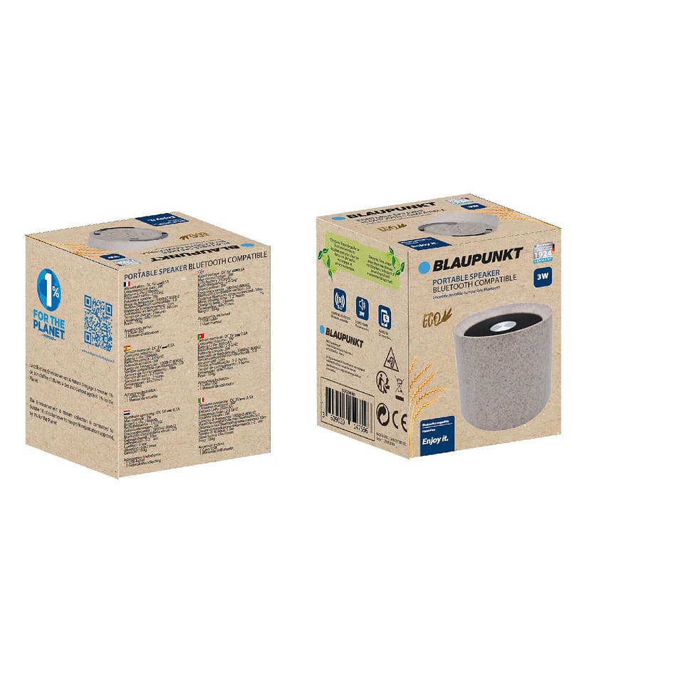 Blaupunkt - Enceinte bluetooth éco-responsable 3W - BLP3290-112 - Beige — image 3