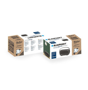 Blaupunkt Enceinte vintage bluetooth Bleu