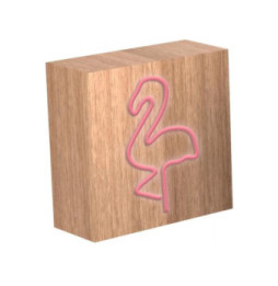 Color Block Enceinte Bluetooth 15W Lumineuse Modèle Néon S Flamingo ColorLight Beige