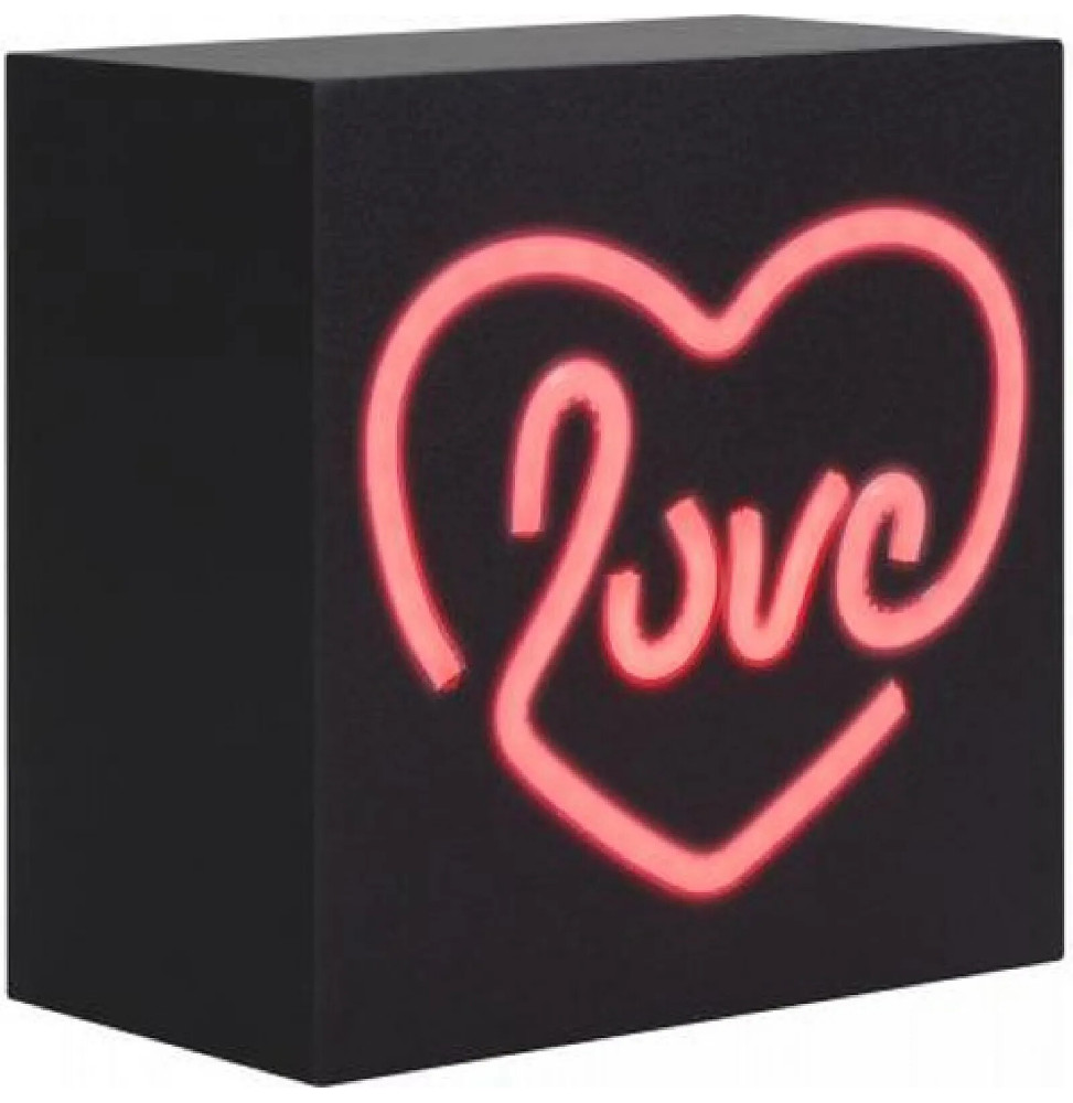 Color Block Enceinte Bluetooth 15W Lumineuse Modèle Néon S Love ColorLight Noir