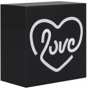 Color Block Enceinte Bluetooth 15W Lumineuse Modèle Néon S Love ColorLight Noir