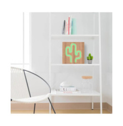 Color Block Enceinte Bluetooth 15W Néon Lumineuse L avec Charge Induction Cactus ColorLight Vert