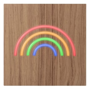 Color Block Enceinte Bluetooth 15W Néon Lumineuse L avec Charge Induction Rainbow ColorLight Multicolore — image 3